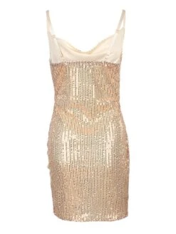 Women's Sequin Dress Party Dress Cocktail Dress Sequins Ruched Sleeveless Midi Dress Wedding Guest Vacation Champagne Gold Summer Spring -Slay Clothing Shop 9dcab600 31e0 4e84 a29a 986fd5c96606