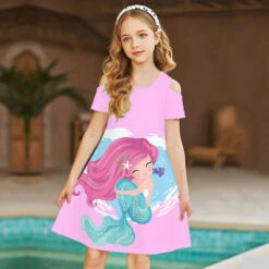 Girls' Casual Dress A Line Dress Tank Dress Short Sleeve Graphic Cartoon Mermaid 3D Printed Graphic Dresses Cute Casual Sweet Above Knee Polyester Dress Summer Spring Kids Sports & Outdoor Daily 9 Girls' Casual Dress A Line Dress Tank Dress Short Sleeve Graphic Cartoon Mermaid 3D Printed Graphic Dresses Cute Casual Sweet Above Knee Polyester Dress Summer Spring Kids Sports & Outdoor Daily -Slay Clothing Shop a026bdb9 b5d7 465c 9157 d5df3ce4820b