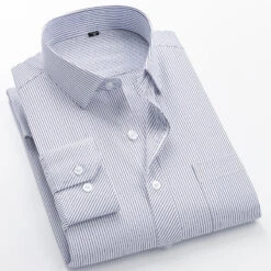 Men's Dress Shirt Button Up Shirt Collared Shirt Non Iron Shirt A D G Long Sleeve Striped Collar Spring & Fall Wedding Work Clothing Apparel Button-Down -Slay Clothing Shop a3d6bbf8 6318 46cb 92aa 786a9bbf4c89