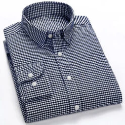 Men's Dress Shirt Button Up Shirt Collared Shirt Wine Navy Blue+white White Long Sleeve Plaid Turndown Spring Fall Wedding Outdoor Clothing Apparel -Slay Clothing Shop a405ee3f 7c69 4911 8c00 35dbeb9b0af6