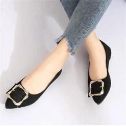 Women's Flats Dress Shoes Comfort Shoes Outdoor Daily Solid Color Flat Heel Pointed Toe Elegant Casual Minimalism Satin Loafer Black Pink Blue -Slay Clothing Shop a44cc05d 903a 4fe9 805e 19213c1d153a