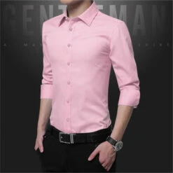 Men's Dress Shirt Button Up Shirt Wine Sea Blue Black Long Sleeve Solid / Plain Color Turndown Summer Spring Wedding Formal Evening Clothing Apparel Buckle -Slay Clothing Shop aa901e90 b5bb 4397 a8c9 151bcb680019