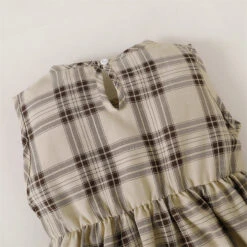 2 Pieces Toddler Girls' Plaid Pocket Dress Set Set Long Sleeve Fashion Outdoor 3-7 Years Summer Khaki -Slay Clothing Shop ae05f7cb 3208 488a 88f5 2ab5b6d696f2