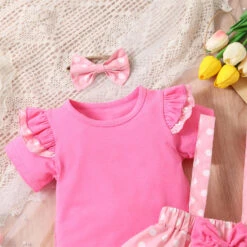 2 Pieces Toddler Girls' Polka Dot Ruffle Dress Set Set Short Sleeve Vacation Outdoor 1-3 Years Summer Yellow Pink Red 31 2 Pieces Toddler Girls' Polka Dot Ruffle Dress Set Set Short Sleeve Vacation Outdoor 1-3 Years Summer Yellow Pink Red -Slay Clothing Shop afa07378 6b00 47e6 a5b7 c6dd81c12e59