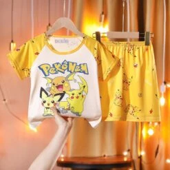 Children's Pajamas Girls Summer Short-sleeved Thin Section Boys Summer Dress Cartoon Big Boy Girl Princess Home Clothes Set -Slay Clothing Shop b21b4859 f666 4e8a 9321 56f0b3aef4d4