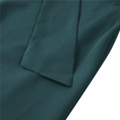 Women's Wedding Guest Dress Swing Dress A Line Dress Midi Dress Navy Blue Green Beige Half Sleeve Pure Color Lace Up Summer Spring Crew Neck Work Party Vacation 2023 S M L XL XXL -Slay Clothing Shop b4c280f1 4005 4c2f a547 9998b0dd60f5