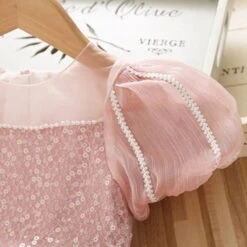 Kids Girls' Dress Solid Color Short Sleeve Outdoor Active Fashion Cotton Above Knee Casual Dress A Line Dress Summer Spring 3-7 Years Pink Blue -Slay Clothing Shop bd77c1e4 a159 432b 8ffb 3c5ea78e7d52