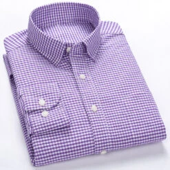 Men's Dress Shirt Button Up Shirt Collared Shirt Wine Navy Blue+white White Long Sleeve Plaid Turndown Spring Fall Wedding Outdoor Clothing Apparel -Slay Clothing Shop c044d222 15cd 4419 83c8 ea54aff8a1d8