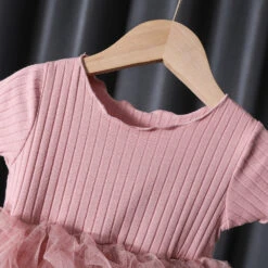 Kids Girls' Dress Solid Color Floral Short Sleeve Outdoor Active Fashion Cotton Above Knee Casual Dress A Line Dress Floral Dress Summer Spring 3-7 Years White Pink Red -Slay Clothing Shop c11b3dd0 a73a 47ec ae50 eff6df1952d8