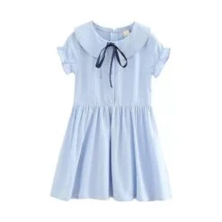 Kids Girls' Dress Solid Colored Short Sleeve School Sports & Outdoor Daily Puff Sleeve Print Basic 90% Cotton Knee-length Summer 3-10 Years Pink Blue 13 Kids Girls' Dress Solid Colored Short Sleeve School Sports & Outdoor Daily Puff Sleeve Print Basic 90% Cotton Knee-length Summer 3-10 Years Pink Blue -Slay Clothing Shop c2aaf85c c41c 4b5e bc5b 66e0b054bbe5