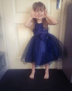 Kids Girls' Dress Solid Colored Flower Tulle Dress Wedding Party Layered Tulle Mesh Blue Red Fuchsia Knee-length Sleeveless Cute Dresses Summer 2-12 Years / Lace / Bow -Slay Clothing Shop c345e323 b63e 40f8 a8e0 c5c4e751ee02