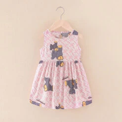 Kids Girls' Dress Floral Dress Plaid Heart Bear Sleeveless Outdoor Casual Vacation Tropical Adorable Rayon Mini Casual Dress Tank Dress Floral Dress Summer Spring 3-10 Years Pink Plaid Orange Flower -Slay Clothing Shop c824a2fc cec3 4ccd a03e 2a96244070a5