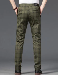 Men's Trousers Chinos Chino Pants Plaid Dress Pants Pocket Plaid Comfort Breathable Outdoor Daily Going Out Fashion Casual Blue Green -Slay Clothing Shop cb8399ac aa75 4d18 bf70 c17c79afd25d
