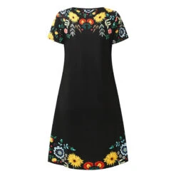 Women's Casual Dress Shift Dress Floral Print Ruched Print Square Neck Mini Dress Daily Vacation Short Sleeve Summer Spring -Slay Clothing Shop cc9d069f faef 41f2 93d1 cdbbbcc87f26