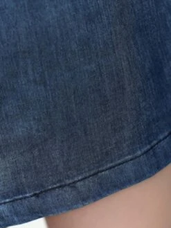 Women's Denim Dress Casual Dress Mini Dress Denim Fashion Casual Outdoor Daily Vacation Split Neck Patchwork Pocket Short Sleeve Summer Spring 2023 Regular Fit Blue Color Block S M L XL 2XL -Slay Clothing Shop cd3614b8 64a5 4b23 8b22 de3942f21559