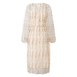 Women's Party Dress Lace Dress Sheath Dress Knee Length Dress White Long Sleeve Pure Color Lace Winter Fall Spring Crew Neck Elegant Winter Dress Birthday Wedding Guest 2023 S M L XL -Slay Clothing Shop cf538046 167c 4506 a749 8696ce6fed3a