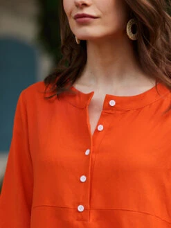 Women's Cotton Linen Shift Dress Knee-Length Crew Neck Pocket Spring Summer Fall -Slay Clothing Shop d2e2c505 e046 417e a07c 63a7d4acc253