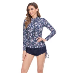 Women's Swimwear Swim Dress Rash Guard Diving Normal Swimsuit Modest Swimwear Tummy Control Slim Solid Color Royal Blue Dark Gray Bodysuit Bathing Suits New Vacation Fashion -Slay Clothing Shop d363b62e c02f 465c aab6 94095b1e2f5c