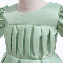 Kids Girls' Party Dress Solid Color Short Sleeve Performance Birthday Zipper Puff Sleeve Adorable Princess Polyester Cotton Blend Knee-length Party Dress Summer Spring Fall 3-10 Years Champagne Pink -Slay Clothing Shop d492b5b2 0a04 4017 b5db d618bbad8f61