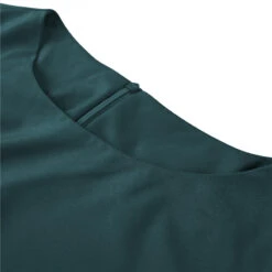 Women's Wedding Guest Dress Swing Dress A Line Dress Midi Dress Navy Blue Green Beige Half Sleeve Pure Color Lace Up Summer Spring Crew Neck Work Party Vacation 2023 S M L XL XXL -Slay Clothing Shop e27e17a4 cbff 4842 887f c653cdb648f0