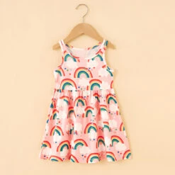 Toddler Girls' Floral Dress Solid Color Animal Cartoon Short Sleeve School Active Daily Cotton Knee-length A Line Dress Floral Dress Summer Dress Summer Spring 7-13 Years Colorful Bear Milk Silk -Slay Clothing Shop e68f06bc bd9d 4dc5 8885 609e6e71e360