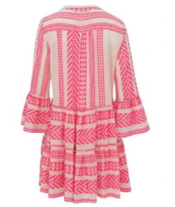 Women's Casual Dress Ethnic Dress Geometric Striped Print Smocked V Neck Flare Cuff Sleeve Mini Dress Gothic Boho Daily Holiday 3/4 Length Sleeve Loose Fit Summer Spring S M L XL XXL -Slay Clothing Shop eceb5a55 8c16 4e64 bafe 52148e7ceea7