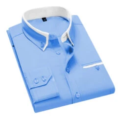 Men's Dress Shirt Button Down Shirt Collared Shirt Non Iron Shirt White Pink Navy Blue Long Sleeve Plain Collar All Seasons Wedding Work Clothing Apparel -Slay Clothing Shop eda08020 390d 4ad8 b564 f33270760ce9