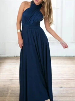 Women's Prom Dress Party Dress New Year's Eve Dress Swing Dress Long Dress Maxi Dress Black Red Green Sleeveless Backless Summer Spring Halter -Slay Clothing Shop f186c663 e9e9 4d4f 88e3 6acb3306d50c