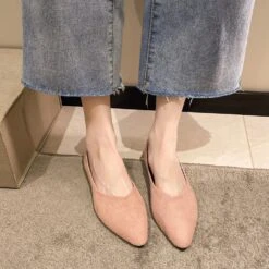 Women's Flats Dress Shoes Plus Size Wedding Work Daily Solid Colored Flat Heel Pointed Toe Elegant Classic Casual PU Loafer Wine Black Pink -Slay Clothing Shop f4e07c3d f51e 4833 9ff0 15c49a2a2348