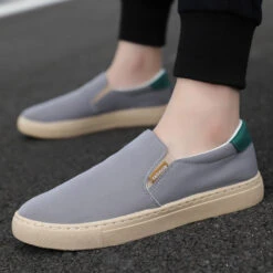 Men's Sneakers Dress Loafers Walking Casual Daily Canvas Breathable Loafer Black White Green Spring Fall -Slay Clothing Shop f9ed6261 a0ef 4167 b500 65a7788a6164